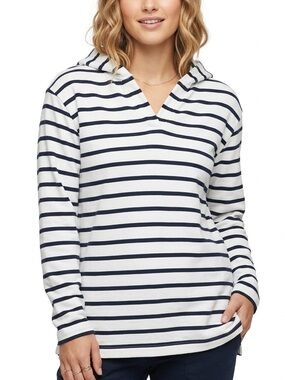 Lauren by Ralph Lauren Sailor Stripped Pullover Sweatshirt Size S